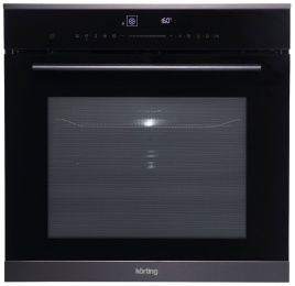Электрический духовой шкаф Korting OKB 1340 GNBX MW 59 см, 72 л, гриль и конвекция, черный