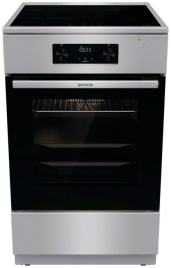 Электроплита Gorenje GEIT5C61XPG 50 см, 4 конфорки, серебристый