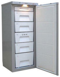 Морозильник Pozis FV-115 B 163 л, режим суперзаморозки, серебристый