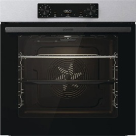 Электрический духовой шкаф Gorenje BOSB6737E06X 59 см, 77 л, гриль и конвекция, черный