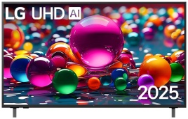 Телевизор LG 55UA75009LA.ARUG, 55 дюйма, 4K Ultra HD, смарт ТВ, WebOS 25, черный