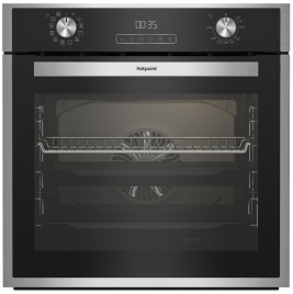 Электрический духовой шкаф Hotpoint HFE9 1234 JC IX 59 см, 72 л гриль конвекция, серебристый