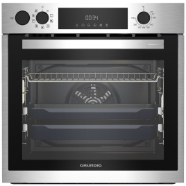 Электрический духовой шкаф Grundig GEBD11300X 59 см, 71 л гриль конвекция, серебристый