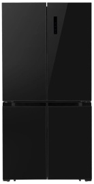 Многокамерный холодильник LEX LCD505BlID No frost, черный