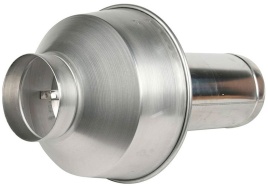 Колпак дымовой со стабилизатором Baxi диаметр 160 мм, для Slim 1.400 iN 1.490 iN