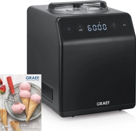 Мороженица Graef IM 706, дисплей, сенсорное управление, таймер, черный
