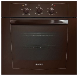 Газовый духовой шкаф Gefest ДГЭ 601-01 К 59 см, 52 л гриль, коричневый
