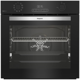 Электрический духовой шкаф Hotpoint FE8 1231 SMP BLG 59 см, 72 л, гриль и конвекция, черный