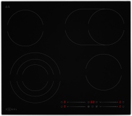 Электрическая варочная панель Zugel ZEH603FB, черная