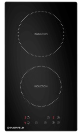 Электрическая варочная панель Maunfeld AVI292STBK 29 см, 2 конфорки стеклокерамика, черный