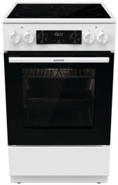 Электроплита Gorenje GEC5C61WG 50 см, 4 конфорки, белый
