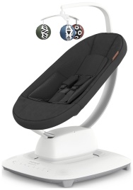 Шезлонг для новорожденных UPPAbaby (4moms) Mamaroo Jake - Charcoal Melange (2001-MRO-EU-JKE)