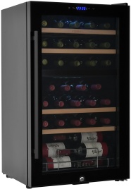 Винный шкаф Zugel ZCWF331DB черный