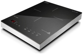 Настольная плита Caso S-Line 2100 27 см, 1 конфорка, серый