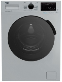 Стиральная машина Beko WSPE7H616S автомат 7,5 кг, серебристый
