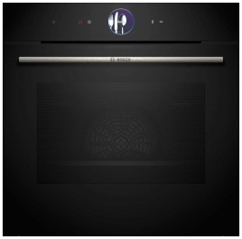 Электрический духовой шкаф Bosch HBG7764B1 59 см, 71 л, гриль и конвекция, черный