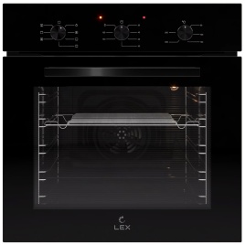 Электрический духовой шкаф LEX EDM 073 BBL 59 см, 60 л, гриль и конвекция, черный