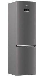 Двухкамерный холодильник Beko B3RCNK402HX No frost, серый металлик