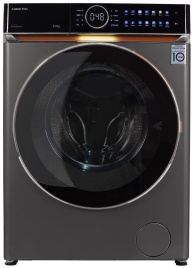 Стиральная машина Hiberg i-DDQ10 - 814 Sd 8 кг, темно-серый