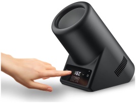 Охладитель для бутылок Caso VinoCase Black, дисплей, 72 Вт, черный