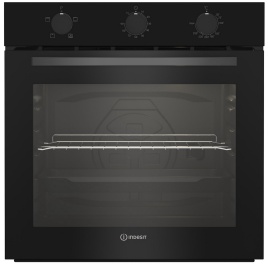Электрический духовой шкаф Indesit IBFTE 2430 BL 59 см, 74 л, гриль, черный
