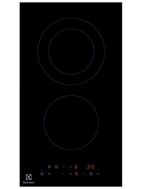 Электрическая варочная панель Electrolux LHR3233CK 29 см, 2 конфорки стеклокерамика, черный