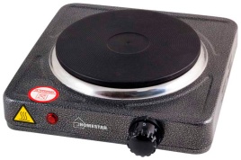 Настольная плита Homestar HS-1102 003045 26 см, 1 конфорка, серый