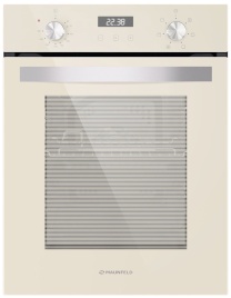 Электрический духовой шкаф Maunfeld EOEM516BG 44 см, 51 л гриль конвекция, бежевый