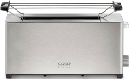 Тостер Caso Classico T2 Duo, 900-1050 Вт, автоматическое центрирование, нержавеющая сталь