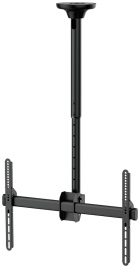 Кронштейн для телевизора UniTeki LCD4146 потолочный, телескопический, быстросъемный, наклонно-поворотный, для телевизора, диагональ 37-70 дюймов
