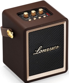 Портативная колонка Lonzuer Action, коричневый