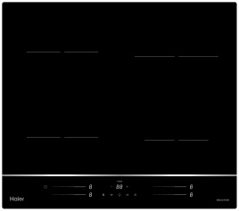 Электрическая варочная панель Haier HHY-Y64WSLB 59 см, 4 конфорки стеклокерамика, черный