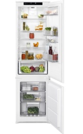 Встраиваемый двухкамерный холодильник Electrolux LNS6TE19S No frost, белый