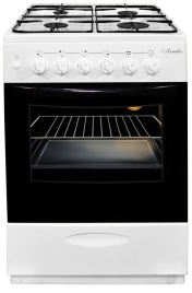 Газовая плита Лысьва ГП 40р0 МС-2у 50 см, 57 л, 4 конфорки, белый