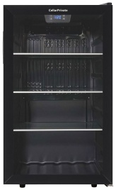 Холодильная витрина Cellar Private CP034B 89 л, черный