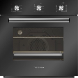 Электрический духовой шкаф Darina 1V5 BDE 112 707 B 59 см, 65 л, гриль и конвекция, черный