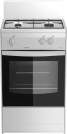 Газовая плита Darina 1 AS GM 521 001 W 50 см, 45 л, 2 конфорки, белый