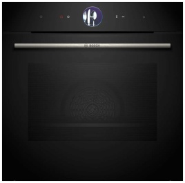 Электрический духовой шкаф Bosch HSG7361B1 59 см, 71 л, гриль и конвекция, черный