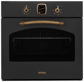 Электрический духовой шкаф Korting OKB 460 RN 59 см, 67 л, гриль и конвекция, черный