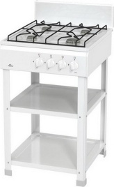 Газовая плита Flama Газовая плита Flama AVG 1402 W 50 см, 4 конфорки, эмаль, белый