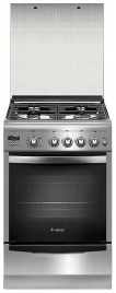 Газовая плита Gefest ПГ 5100-04 0004 50 см, 52 л, 4 конфорки, серебристый