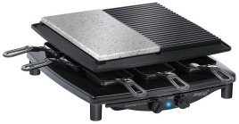 Раклетница Steba RC 4 PLUS, пластина из натурального камня, 8 сковородок