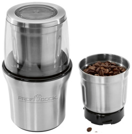 Кофемолка Profi Cook PC-KSW 1021, мощность 200 Вт, нержавеющая сталь