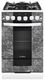 Газовая плита Gefest ПГ 5500-02 0113 58 см, 52 л, 4 конфорки, черный