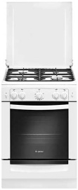 Газовая плита Gefest 6100-02 0009 60 см, 52 л, 4 конфорки, белый