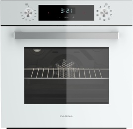 Электрический духовой шкаф Darina 0V5 BDE112 708 W1 59 см, 65 л гриль конвекция, белый