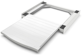 Рама  Meliconi Torre Square L60 с выдвижной полкой для установки сушильной машины на стиральную (656118)