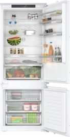 Встраиваемый двухкамерный холодильник Bosch KBN96VFE0 No frost, белый