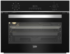 Электрический духовой шкаф Beko BBCM13300X 59 см, 48 л гриль конвекция, серебристый