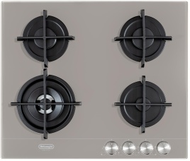 Газовая варочная панель De’Longhi NSL 460 T RUS 60 см, 4 конфорки электроподжиг газконтроль, кофейный